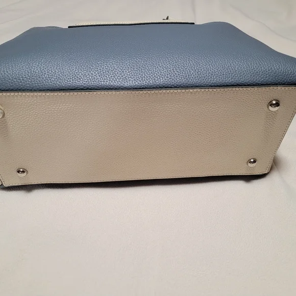 Leather satchel bag - Picture 3 of 12